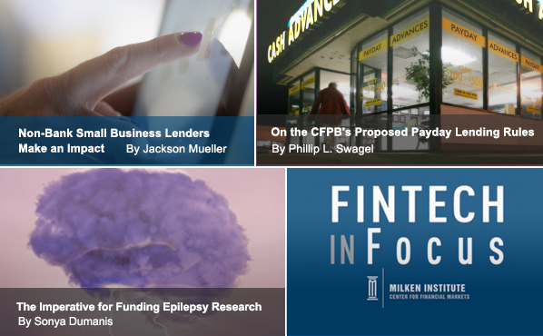 See the latest blogs from Milken Institute researchers